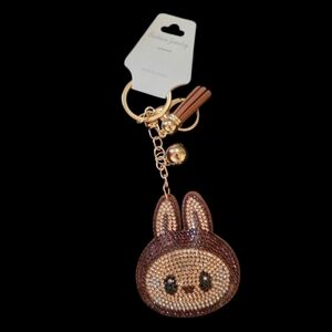 Labubu Head Bag Charm / Keychain